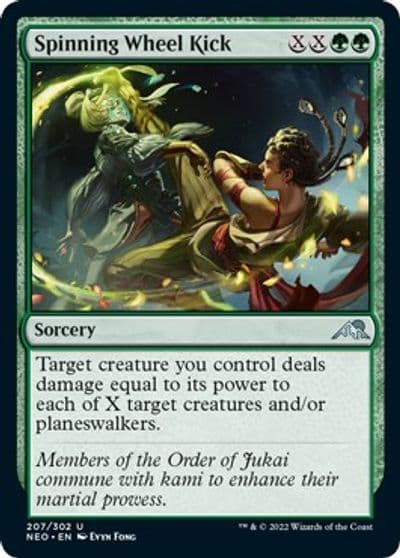 Spinning Wheel Kick Kamigawa: Neon Dynasty Magic card