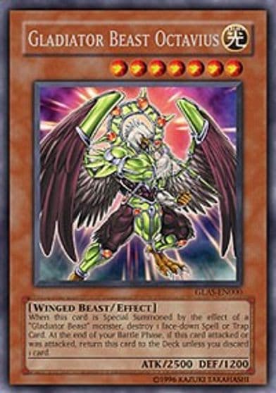 Gladiator Beast Octavius Gladiator's Assault Yu-Gi-Oh! card