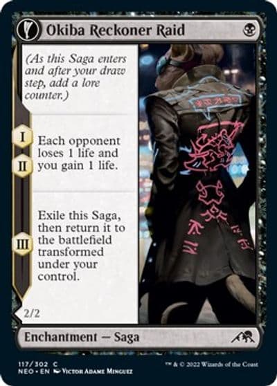 Okiba Reckoner Raid Kamigawa: Neon Dynasty Magic card