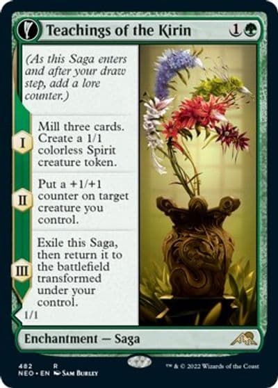 Teachings of the Kirin Extended Art Kamigawa: Neon Dynasty Magic card