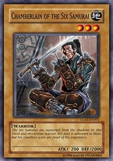 Chamberlain of the Six Samurai Gladiator's Assault Yu-Gi-Oh! card