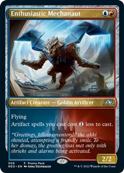 Enthusiastic Mechanaut Promo Pack: Kamigawa: Neon Dynasty Magic card
