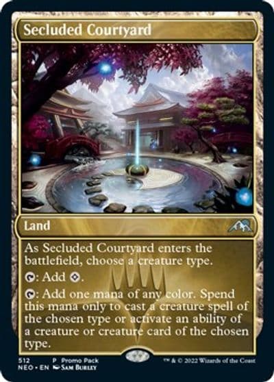 Secluded Courtyard Promo Pack: Kamigawa: Neon Dynasty Magic card