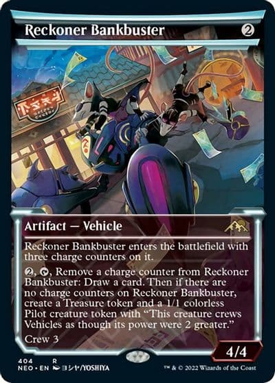 Reckoner Bankbuster Showcase Kamigawa: Neon Dynasty Magic card