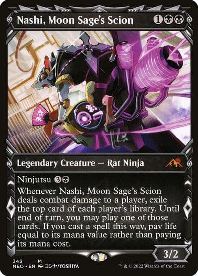 Nashi Moon Sages Scion Showcase Kamigawa: Neon Dynasty Magic card