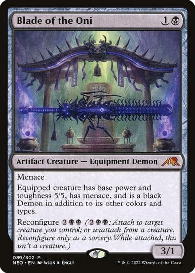 Blade of the Oni Kamigawa: Neon Dynasty Magic card