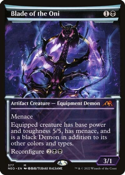 Blade of the Oni Showcase Kamigawa: Neon Dynasty Magic card
