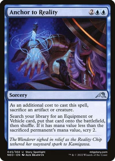 Anchor to Reality Kamigawa: Neon Dynasty Magic card