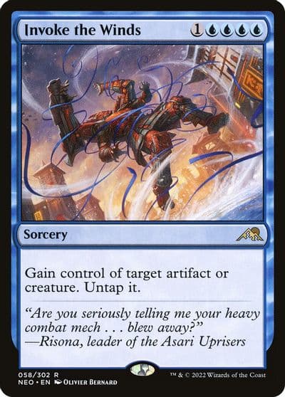 Invoke the Winds Kamigawa: Neon Dynasty Magic card
