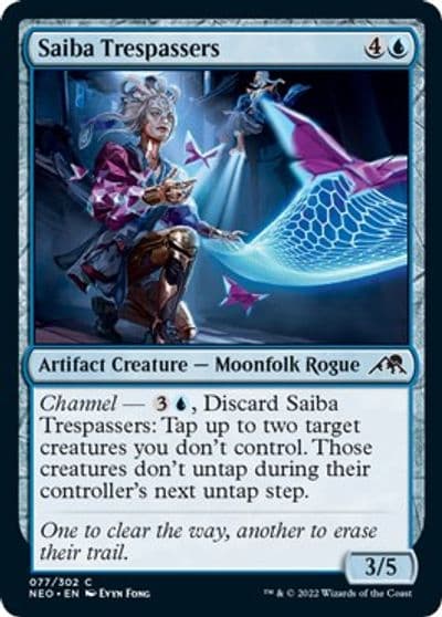 Saiba Trespassers Kamigawa: Neon Dynasty Magic card