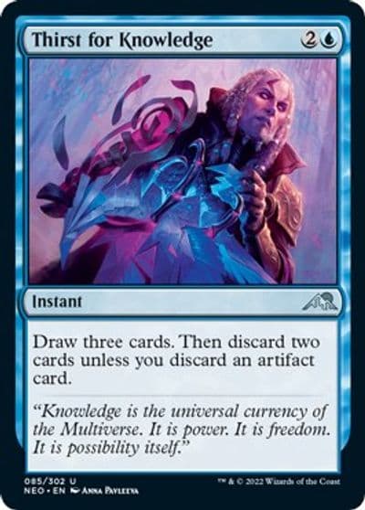 Thirst for Knowledge Kamigawa: Neon Dynasty Magic card