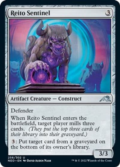 Reito Sentinel Kamigawa: Neon Dynasty Magic card