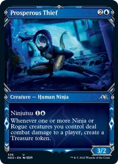 Prosperous Thief Showcase Kamigawa: Neon Dynasty Magic card