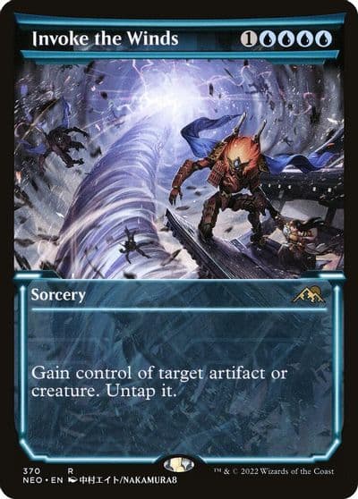 Invoke the Winds Showcase Kamigawa: Neon Dynasty Magic card