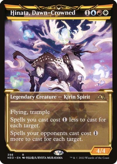 Hinata Dawn Crowned Showcase Kamigawa: Neon Dynasty Magic card