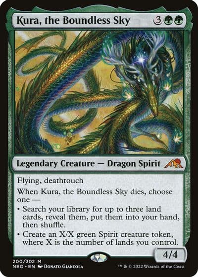 Kura the Boundless Sky Kamigawa: Neon Dynasty Magic card