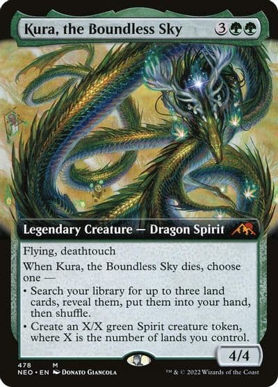 Kura the Boundless Sky Extended Art Kamigawa: Neon Dynasty Magic card