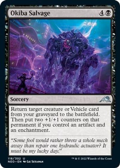 Okiba Salvage Kamigawa: Neon Dynasty Magic card