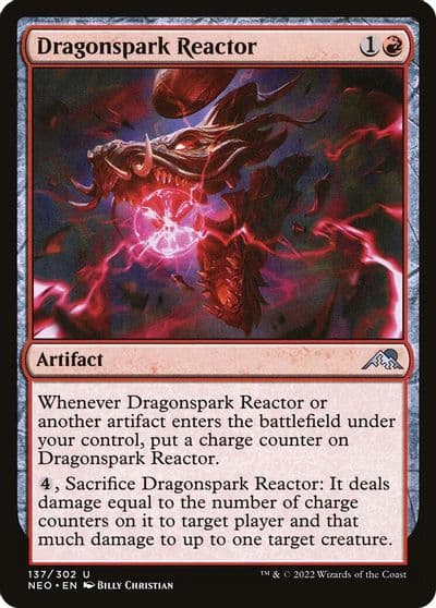Dragonspark Reactor Kamigawa: Neon Dynasty Magic card