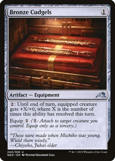Bronze Cudgels Kamigawa: Neon Dynasty Magic card