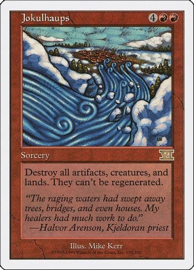 Jokulhaups Classic Sixth Edition Magic card