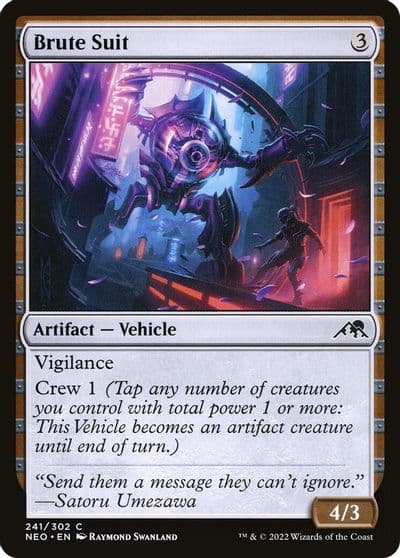 Brute Suit Kamigawa: Neon Dynasty Magic card
