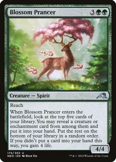Blossom Prancer Kamigawa: Neon Dynasty Magic card