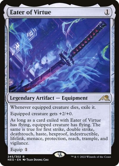 Eater of Virtue Kamigawa: Neon Dynasty Magic card