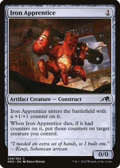 Iron Apprentice Kamigawa: Neon Dynasty Magic card