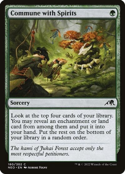 Commune with Spirits Kamigawa: Neon Dynasty Magic card