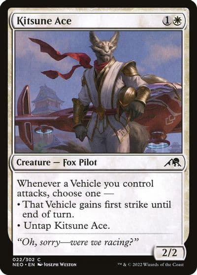 Kitsune Ace Kamigawa: Neon Dynasty Magic card