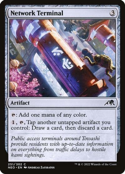 Network Terminal Kamigawa: Neon Dynasty Magic card