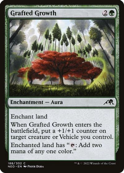 Grafted Growth Kamigawa: Neon Dynasty Magic card