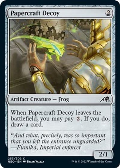 Papercraft Decoy Kamigawa: Neon Dynasty Magic card