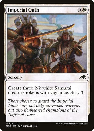 Imperial Oath Kamigawa: Neon Dynasty Magic card