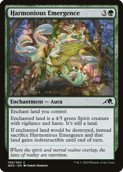 Harmonious Emergence Kamigawa: Neon Dynasty Magic card
