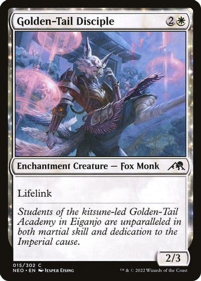 Golden Tail Disciple Kamigawa: Neon Dynasty Magic card