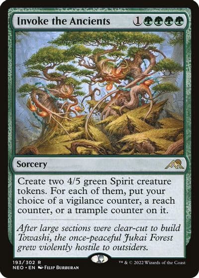 Invoke the Ancients Kamigawa: Neon Dynasty Magic card
