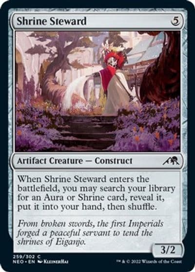 Shrine Steward Kamigawa: Neon Dynasty Magic card