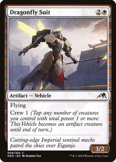Dragonfly Suit Kamigawa: Neon Dynasty Magic card