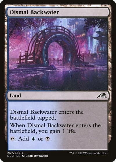 Dismal Backwater Kamigawa: Neon Dynasty Magic card