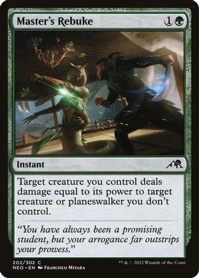 Masters Rebuke Kamigawa: Neon Dynasty Magic card