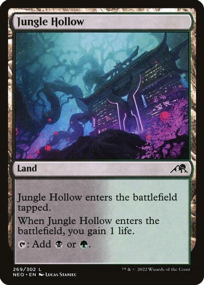 Jungle Hollow Kamigawa: Neon Dynasty Magic card