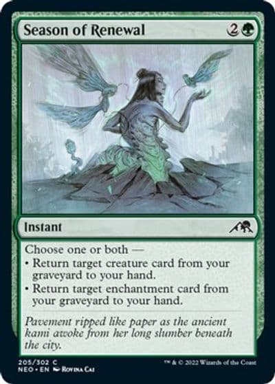 Season of Renewal Kamigawa: Neon Dynasty Magic card