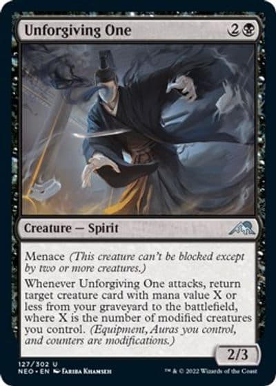 Unforgiving One Kamigawa: Neon Dynasty Magic card