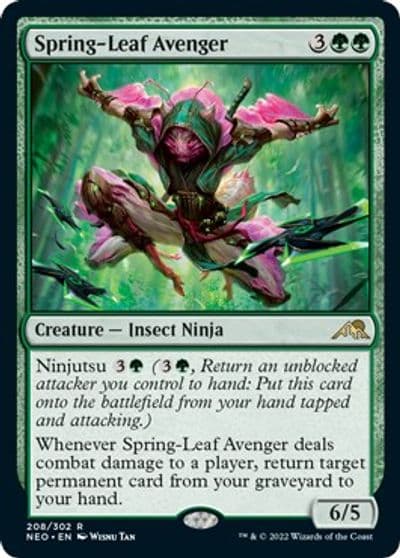 Spring Leaf Avenger Kamigawa: Neon Dynasty Magic card