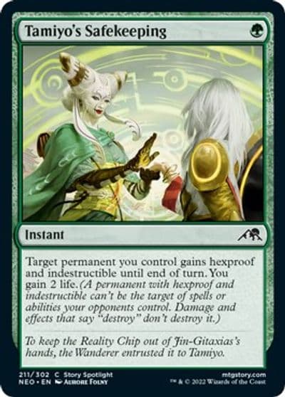 Tamiyos Safekeeping Kamigawa: Neon Dynasty Magic card