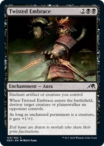 Twisted Embrace Kamigawa: Neon Dynasty Magic card