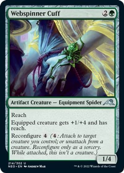 Webspinner Cuff Kamigawa: Neon Dynasty Magic card