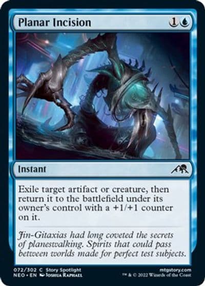 Planar Incision Kamigawa: Neon Dynasty Magic card
